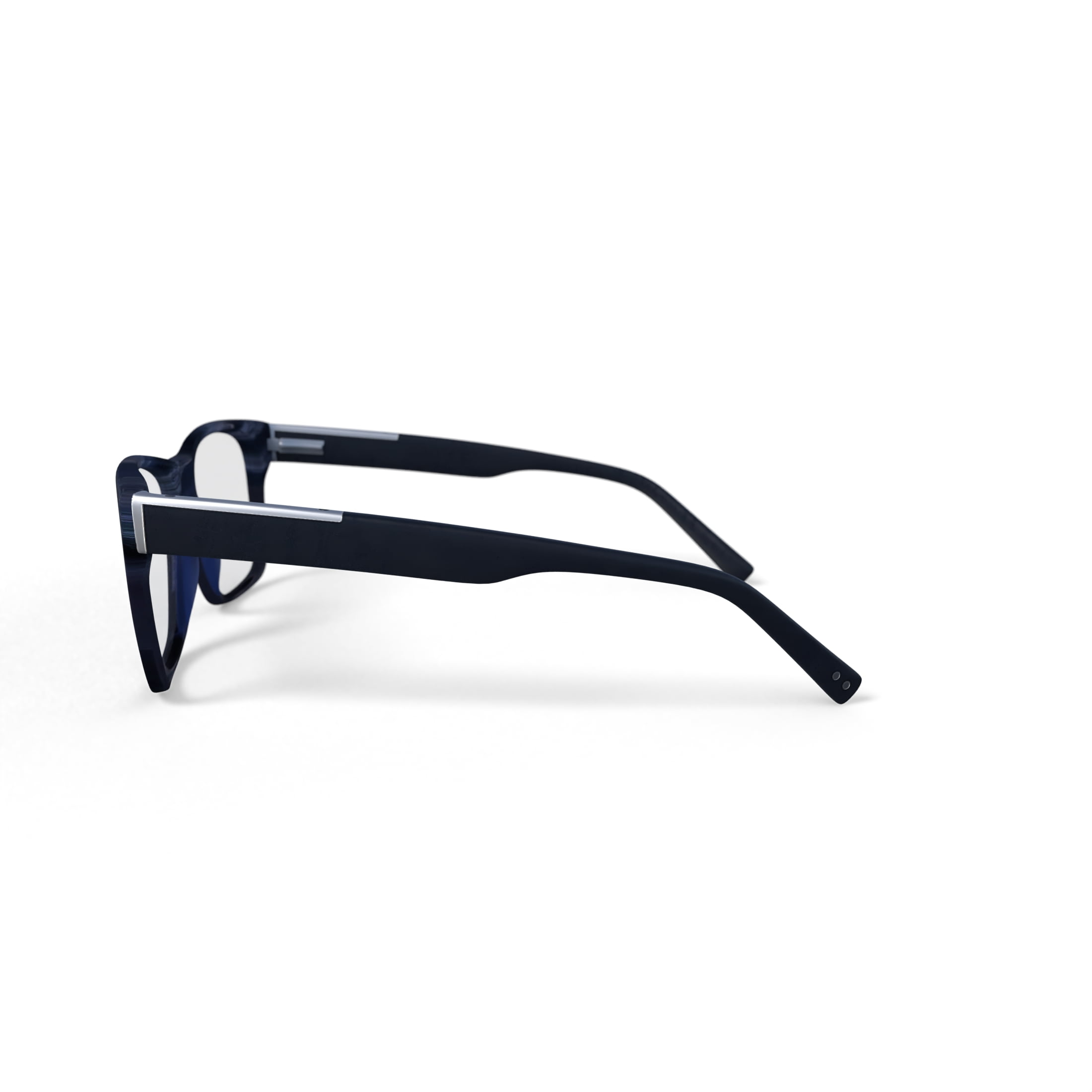 Reverb Men's RVMO5104 Prescription Eyeglasses with Case, Blue/Grey