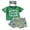 Green, variant on Kiapeise Baby Girls Green St Patrick Day Outfit Clothing Infant Short Sleeve T-shirt Clover Shorts Set