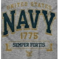 thumbnail image 2 of United States Navy Semper Fortis 1775 Unisex Plus Size Sweatshirt Brisco Brands 2X, 2 of 5