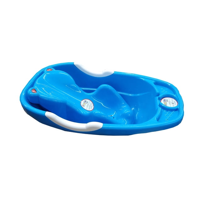 Bañera Angelin Baby Con Respaldo Azul