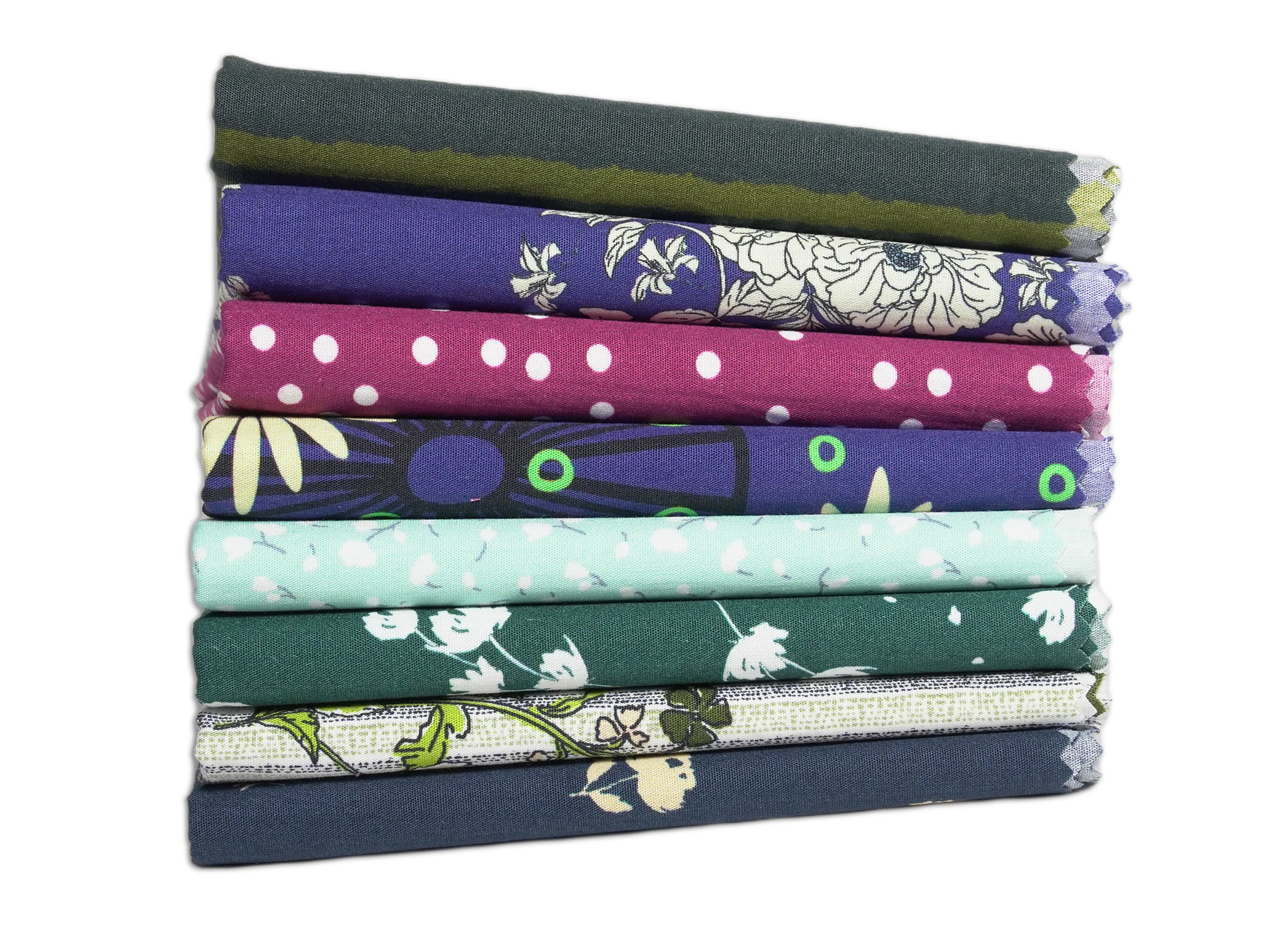 Soimoi 8 Pc Fat Quarter Bundle- Florals Print 18"x 22" DIY Patchwork- 100% Cotton Pre-Cut Quilting Fabric Multicolor