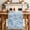 Blue, variant on Blue Hot Air Balloon Table Runner - 36 Inch Long Modern Balloon Float Clouds Cotton and Linen Blended Dress Scarves Farmhouse Table Runner for Kitchen Dining, Coffee Table, 13" x 36"