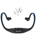 thumbnail image 2 of Auricular deportivo Auricular Tarjeta Auricular Reproductor de música MP3 Micro SD TF (Azul, 2 of 6