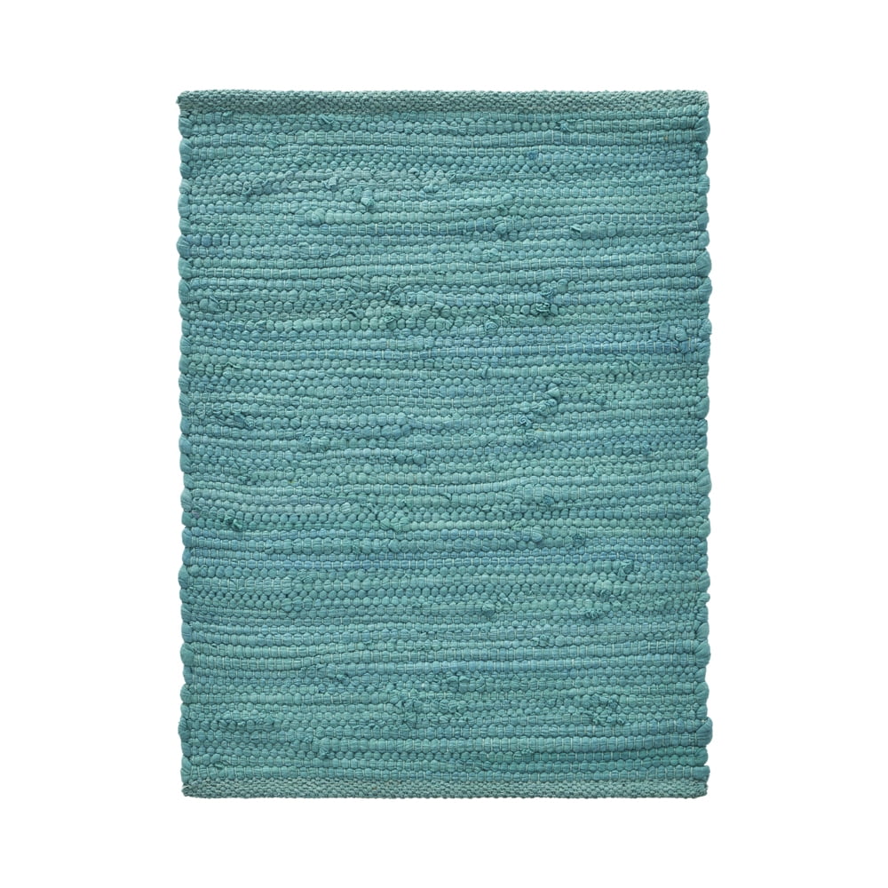 Ox Bay Zest Set of 4 Cotton Placemats, Teal Solid