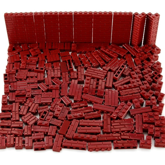260 Pieces Masonry Profile Bricks Building Blocks for Wall Parts and Pieces Diverse Bulk Toy Set Compatible with Major Brands