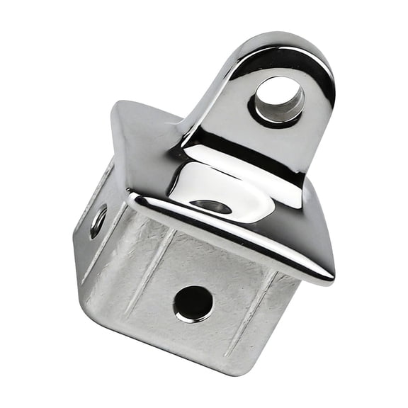 Stainless Boat Sliding Cap Marine Hardware Equipment Part Marine Bimini Fitting for Awning Square Tubing Top Eye End Cap