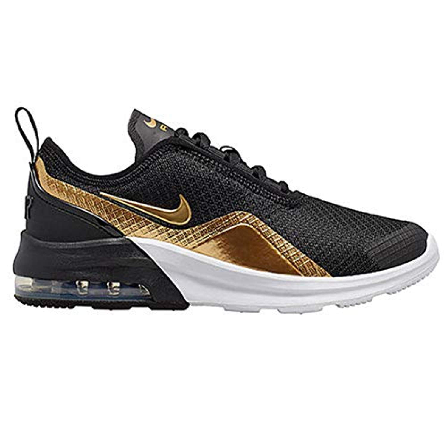 nike air max motion black and gold