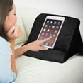thumbnail image 2 of Oreiller Doux 10.6 X 9.8 X 9.1 Po Support de Lecture, Oreiller de Lecture, Support d'Oreiller pour Tablette Oreiller de Lecture pour Lecteurs Électroniques pour Tablettes Oreiller Tablette Sofa Noir, 2 of 8