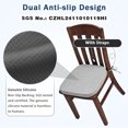 thumbnail image 5 of Shinnwa Chair Cushions for Kitchen Chairs Set of 4 Memory Foam Comfy Dual-Layer Non Slip Seat Cushions , 17" x 16", Gray, 5 of 6