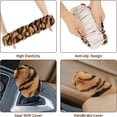 thumbnail image 3 of chalian-Fluffy Car Steering Wheel Cover, Universal Fuzzy Auto Wheel Cover & Handbrake Cover &Gear Shift Cover Set,Anti-Slip Tiger Stripe Warm Fur Vehicle Wheel Protector Car Accessories for Men Women, 3 of 14
