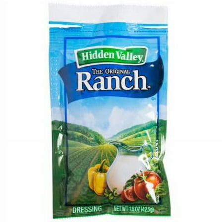 Hidden Valley Original Ranch Portion Dressing Packet 1.5 oz (Pack of 10)