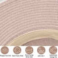 thumbnail image 2 of Women's straw hat, Papyrus, Pink/Black, 55-58 cm, 2 of 5