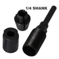 thumbnail image 2 of Router Bit Collet Extension y Trimming Cocheving Engraving Machine Extender Woodworking Chuck Holder (1/4 Shank), 2 of 2