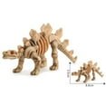 thumbnail image 6 of Clearance! 12 Pcs Dinosaur Fossil Skeletons Toy Figures - Mini Dinosaur Figurines for Toddler Kids - Dino Bones Cake Topper Party Favors, Ideal Gift for 3 4 5 6 Boys Girls, 6 of 9