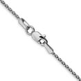 thumbnail image 4 of Auriga Fine Jewelry 14K White Gold 1.3mm Wheat Chain Necklace 18inch for Women, 4 of 6