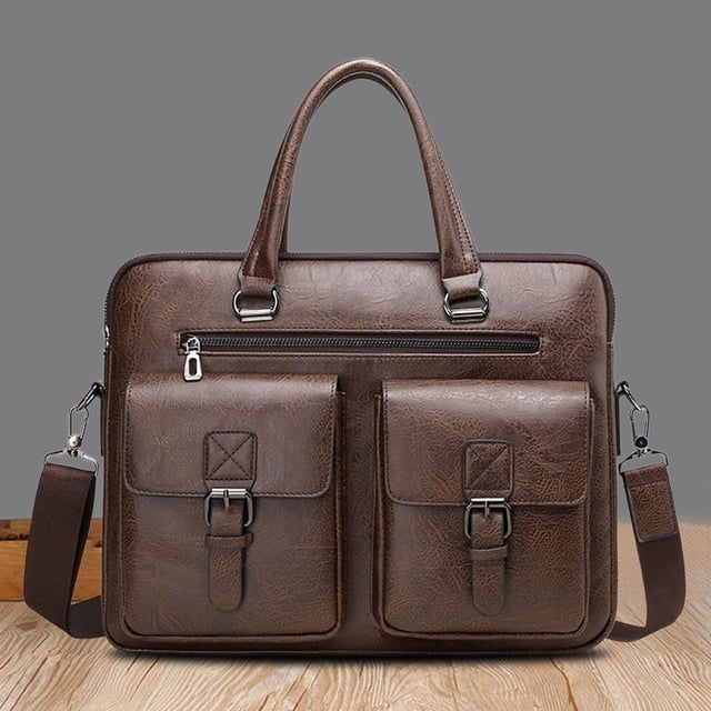 Shoulder Crossbody Bag for Men, Lightweight Travel Work Handbag with Adjustable Strap, Spacious Business Shoulder Bag for Commute, Daily Use^