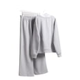 thumbnail image 3 of UKAP Ladies Tracksuit Set Solid Color Sweatsuits Pocket Jogger Sets Casual Fitness Two Piece Outfit Grey S, 3 of 4