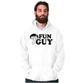 thumbnail image 3 of Fun Guy Fungi Mushroom Nerdy Geeky Men's Big & Tall Graphic Hoodie Brisco Brands 5X, 3 of 5
