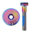 thumbnail image 1 of MasteelfCA 1 Set Titanium Alloy Bike Bowl Cover Practical Bike Front Fork Stem Cover, 1 of 7