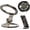 Gunmetal, variant on 2-in-1 Fidget Spinner & Phone Stand, 360° Magnetic Gyroscope Holder, Ultra-Thin Foldable Desk Car Mount for Travel & Workout (Gunmetal)