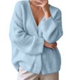 thumbnail image 2 of Endives Cardigan Sweaters for Women Oversized Chunky Open-Front Batwing Long Sleeve Knit Cardigan Sweater Coat Loose Fall L, 2 of 4
