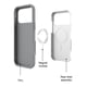 thumbnail image 4 of Funda Case ECHELON Fuse Mag para iPhone 17 PRO MAX - Blanca, 4 of 7