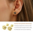 thumbnail image 2 of Pendientes de 5 piezas, aretes redondos, regalos geométricos, accesorios de joyería, cartílago, abalorio de boda a la moda para mujeres y Ropa, zapatos y accesorios Miscelánea balón de Oro Minnieouse AP009678-10B, 2 of 6