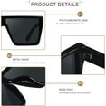 thumbnail image 2 of HAHDAXIA Square Oversized Sunglasses for Women Men Big Flat Top 2 pack Fashion Shield Large UV Protection Rimless Shades, 2 of 6