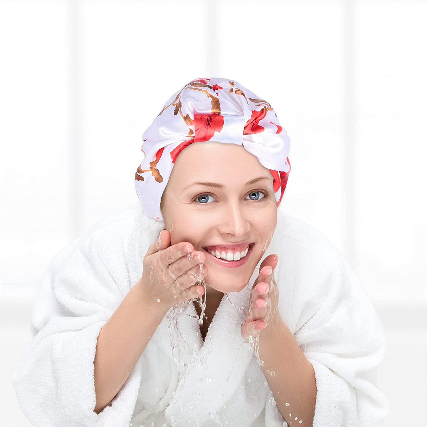 Braids Sleep Cap For White Hair Extra Long Satin Braid Locs Bonnet