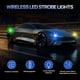 thumbnail image 4 of 10 Luces LED Inalámbricas para Coche con Control Remoto, Luz Estroboscópica LED Inalámbrica de Alto Brillo, 8 Colores, Carga USB., 4 of 5