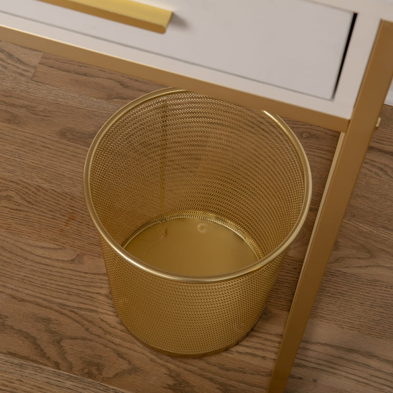 Martha Stewart, Wastebasket, 4.5 Gallon, Mesh Metal Office  display picture 2