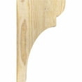 thumbnail image 3 of 4"W x 6"D x 10"H Yorktown Rough Sawn Corbel, Douglas Fir, 3 of 9