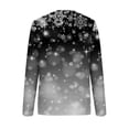 thumbnail image 5 of Aqestyerly Haut de Noël pour Femmes Mode T-Shirt Décontracté à Col Rond à Manches Longues Imprimé Blouse Hauts pour Femmes, 5 of 5