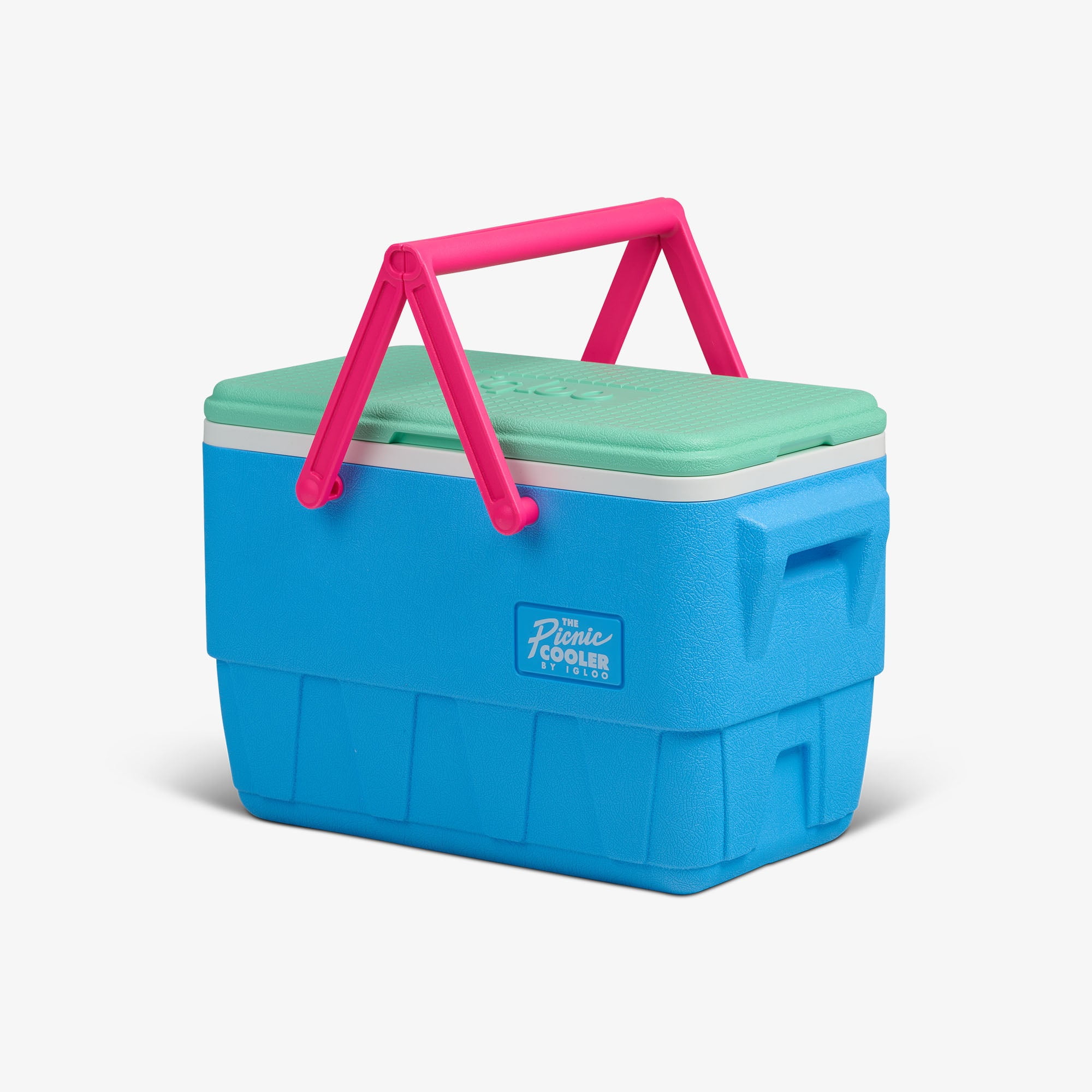 Igloo 25 qt Retro Picnic Basket Water Cooler, Lilac Purple and