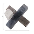 thumbnail image 4 of Jack Decorative Home Accent for Bathroom, Office, or Room Decor Sculpture - Abstract Statues Ideal for Shelf and Living Room Decor - Modern Coffee Table Decor Ornaments and Entryway - 6", White, 4 of 12