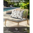 thumbnail image 2 of Western Cowboy Outdoor Head Resting Pillows with Insert Retro Brown Desert Ethnic Horse 2 Pack Waterproof Lumbar Pillows with Adjustable Elastic Strap for Patio Recliner Chaise Beach Chair, 12"x20", 2 of 4