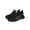 WHITE, variant on Men's Black Knit Athletic Sneakers Lightweight Breathable Running Shoes with Non-Slip Sole for Training and Daily Wear