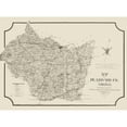 thumbnail image 3 of Cassell 24x19 Black Modern Framed Museum Art Print Titled - Prince Edward County Virginia - Cassell 1864, 3 of 5