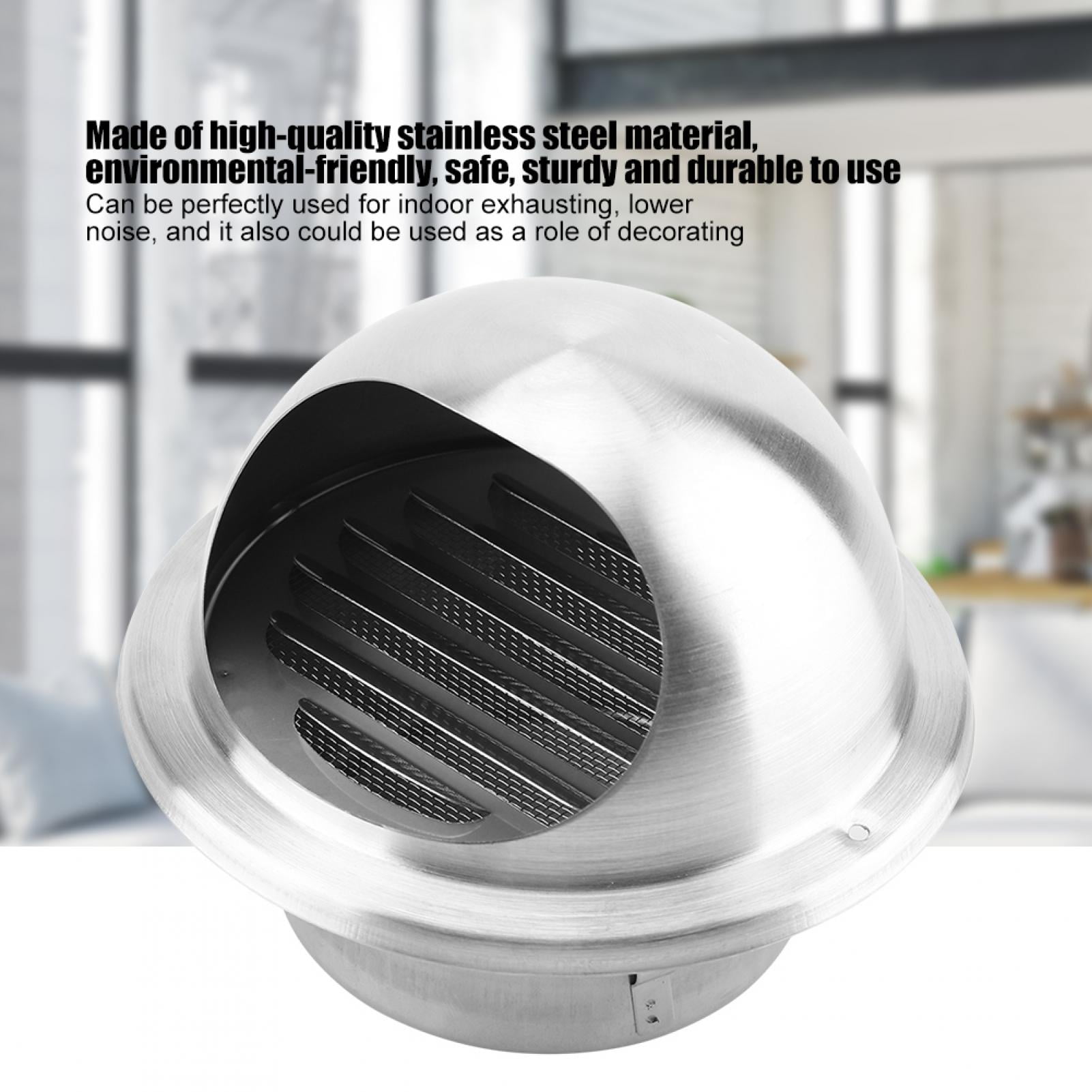 Vent Duct Cover, Stainless Steel Home Air Vent Ventilator Grille Cover