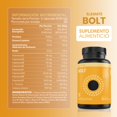 thumbnail image 3 of Multivitaminico Hombre y Mujer ELEMATE Suplemento Energizante 100% Natural Pre Entreno Hecho a Base de Vitaminas de Complejo B L-Tirosina y Cafeína Anhidra 60 Cápsulas Veganas, 3 of 7