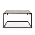 thumbnail image 4 of Living Room Coffee Table, Rectangle Industrial Wood and Metal Center Table for Modern Homes, Rustic Grey Finish, Perfect for Coffee, Tea, or Cocktail Settings, 4 of 8