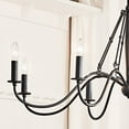 thumbnail image 2 of Kichler 52456 Freesia 8 Light 38" Wide Taper Candle Chandelier - Black, 2 of 11