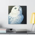 thumbnail image 4 of Snowy Owl on Ice - Canvas, 4 of 10