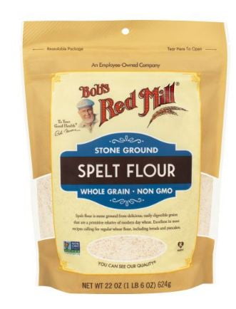 Bob's Red Mill, Spelt Flour, Whole Grain, Stone Ground, 22 oz (Pack of 1)