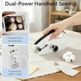 thumbnail image 5 of Behome Handheld Sewing Machine with Two Speeds, Mini Sewing Machine for Clothes, Fabrics, and Quick Home Repairs, 5 of 8