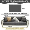 thumbnail image 4 of SHANNA Sofa Covers Soft Corduroy Sectional Couch Covers Nonslip Sofa Slipcover for Dogs Cats Pet Loveseat Recliner Leather L Shaped Sofa, Armrest Backrest Cover, 4 of 13