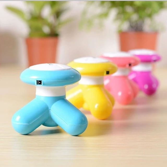 Mini Massager Electric Handheld Usb Rechargeable Full Body Massage Blue, Beauty Equipment