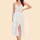 thumbnail image 1 of Bodycon Midi Dress Slim Fit Backless Summer Maxi Dress Ahueca hacia fuera el atuendo diario FLhrweasw Nuevo, 1 of 1
