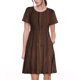 thumbnail image 1 of Balery Vintage Wood Vestidos sueltos de manga corta para mujer, vestidos de verano 2025, vestidos casuales de corte A con vuelo., 1 of 6