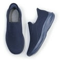 thumbnail image 6 of Unisex Slip-On Loafers Men Women Lightweight Fashion Walking Sneakers Dark Blue, 6 of 7